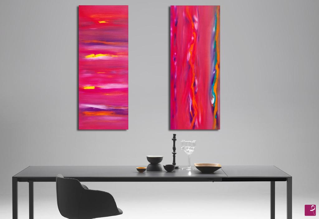 quadri in vendita online - Sunset anomaly, Diptych, n° 2 opere