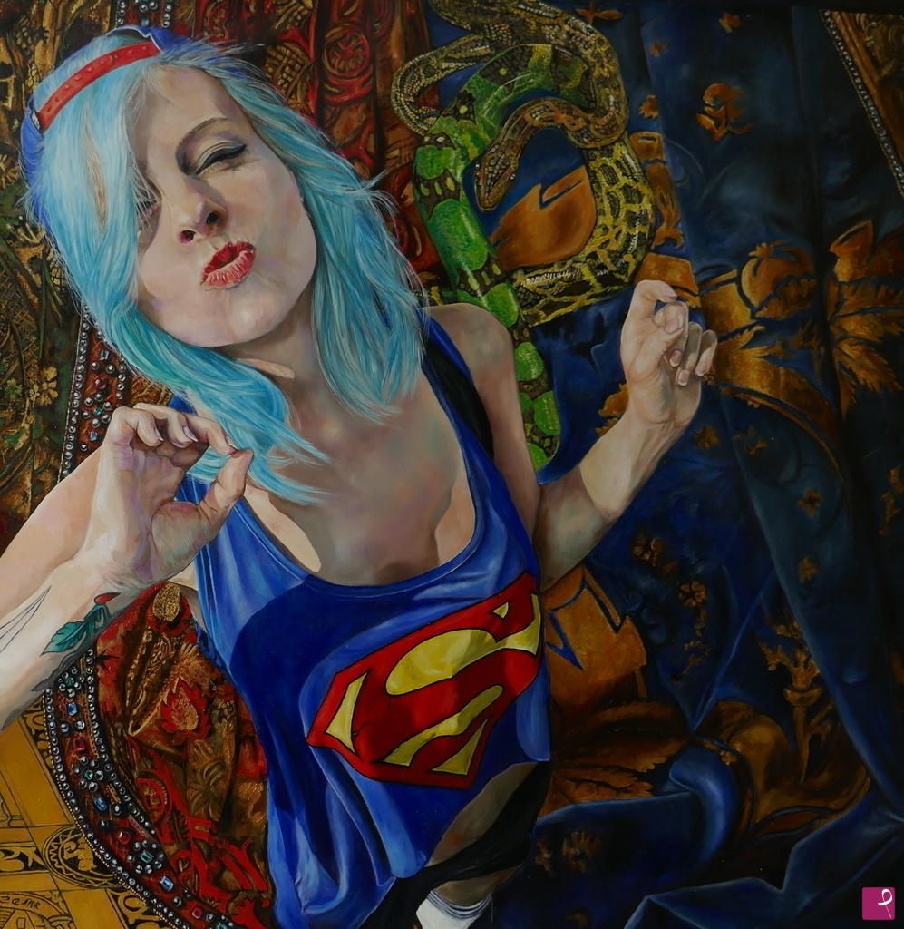 quadri in vendita online - Super Girl 