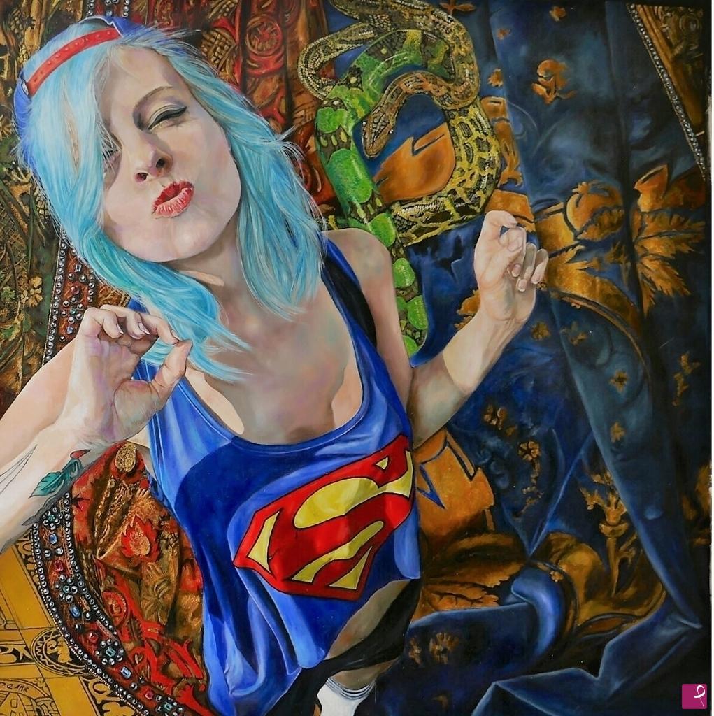 quadri in vendita online - Super Girl 