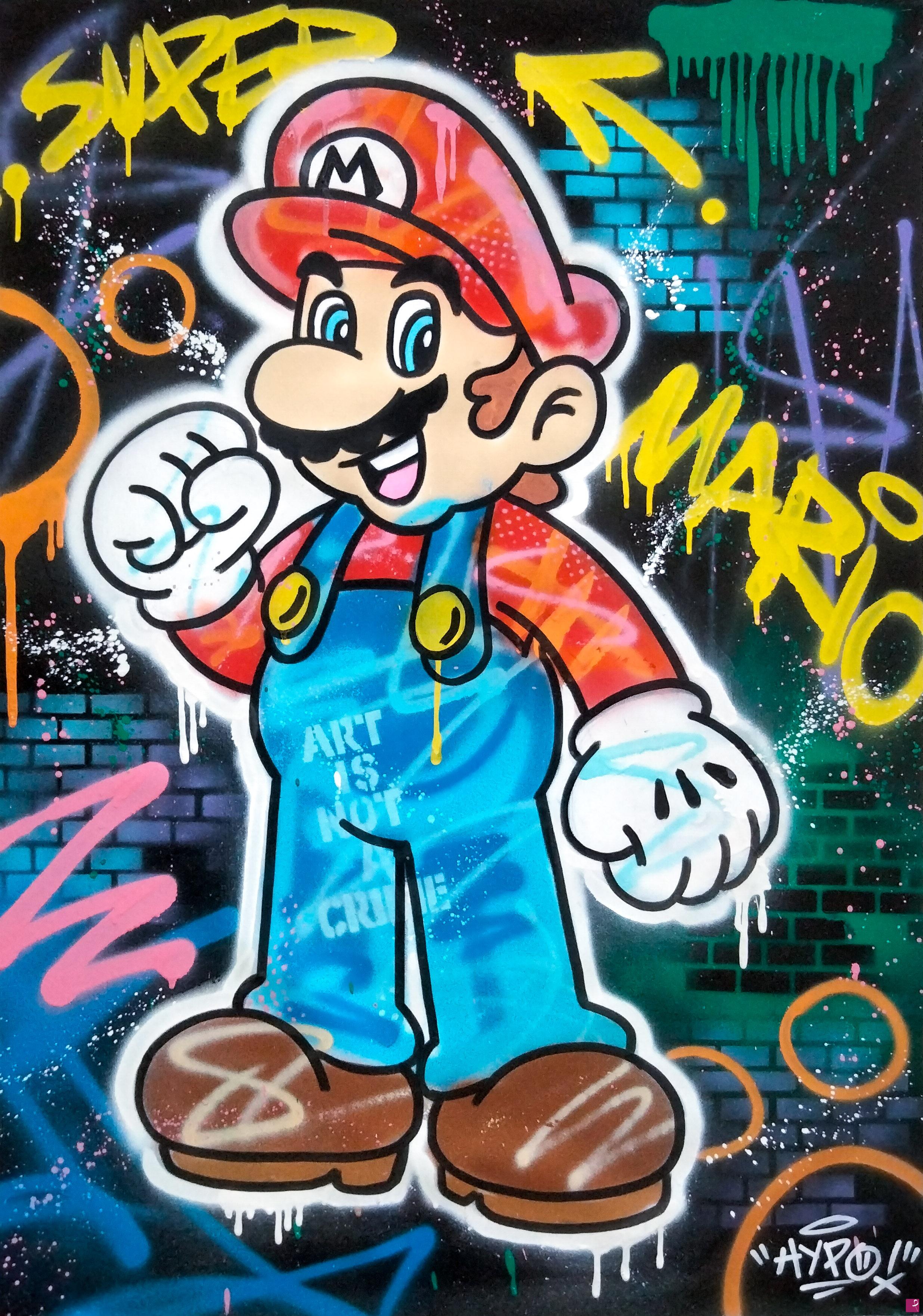 quadri in vendita online - Super Mario - Graffiti Island 