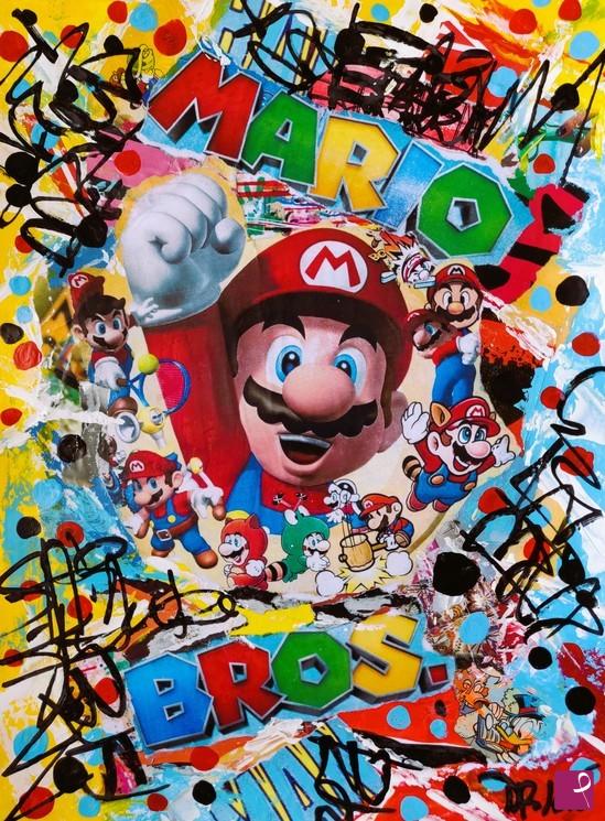 quadri in vendita online - Super Mario happy