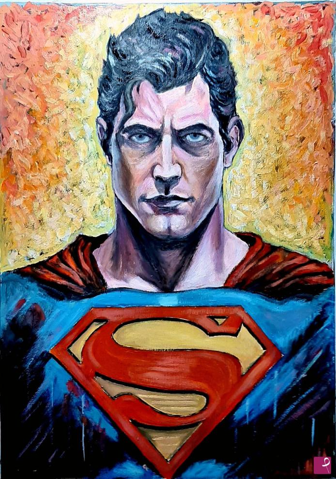 quadri in vendita online - Superman