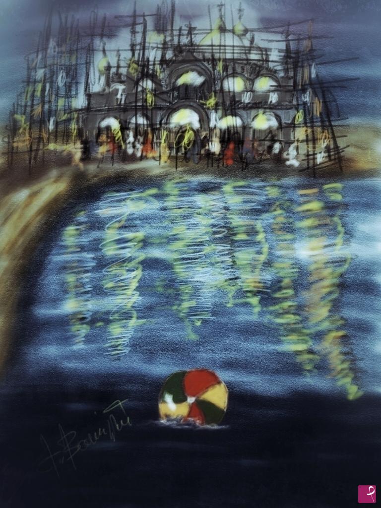 quadri in vendita online - SURREAL BASILIC OF SAN MARCO VINICE 