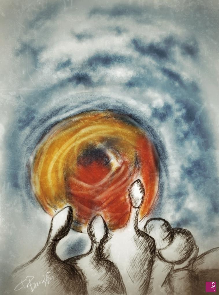 quadri in vendita online - SURREAL MOON 