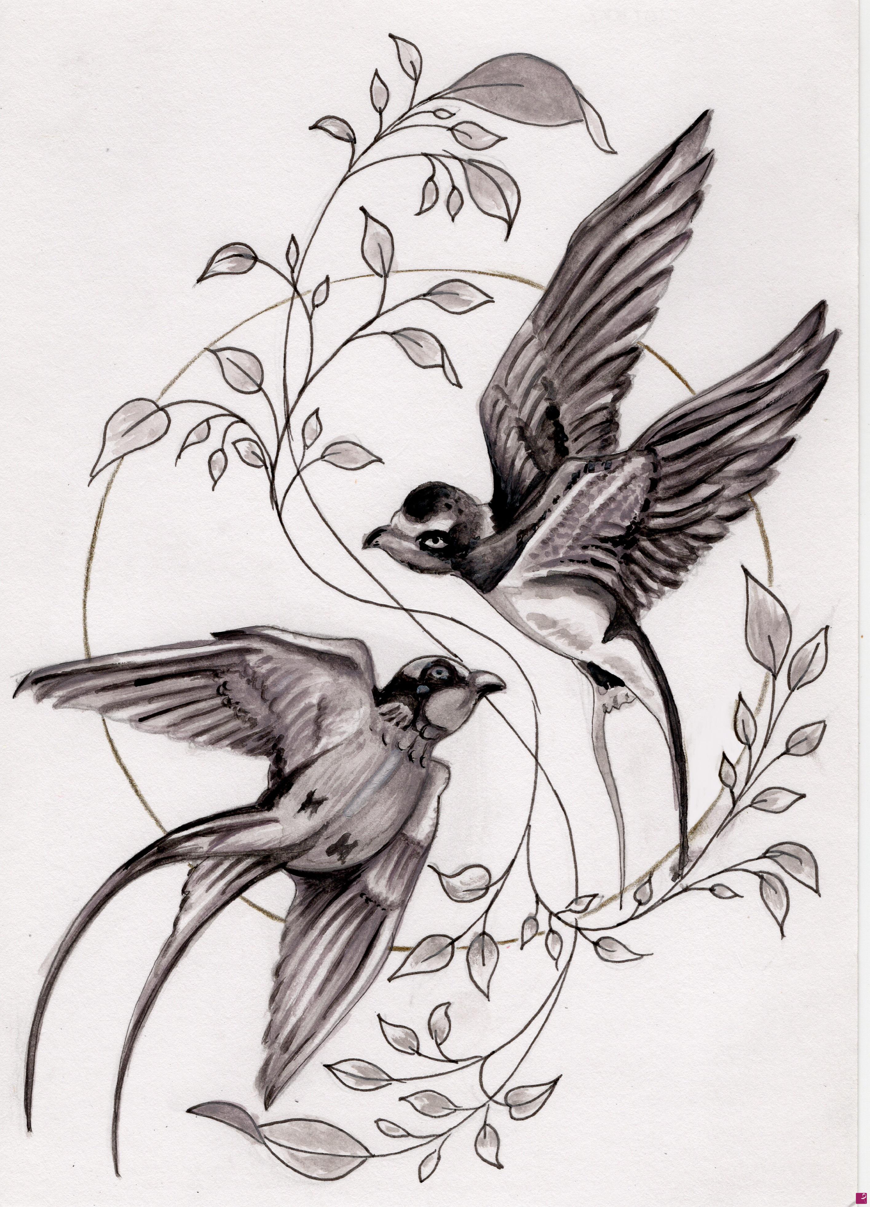 quadri in vendita online - Swallows/2