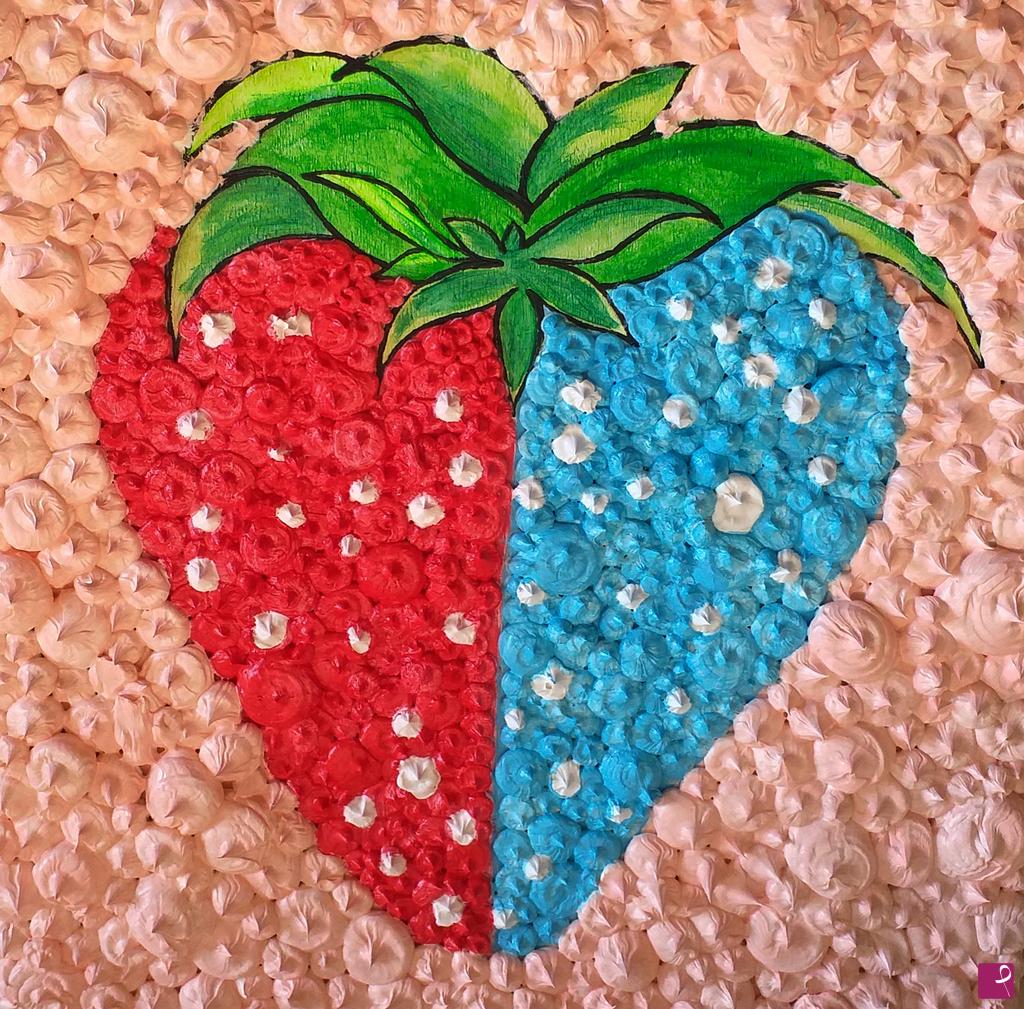 quadri in vendita online - Sweet Dreams - Strawberry hot/cold