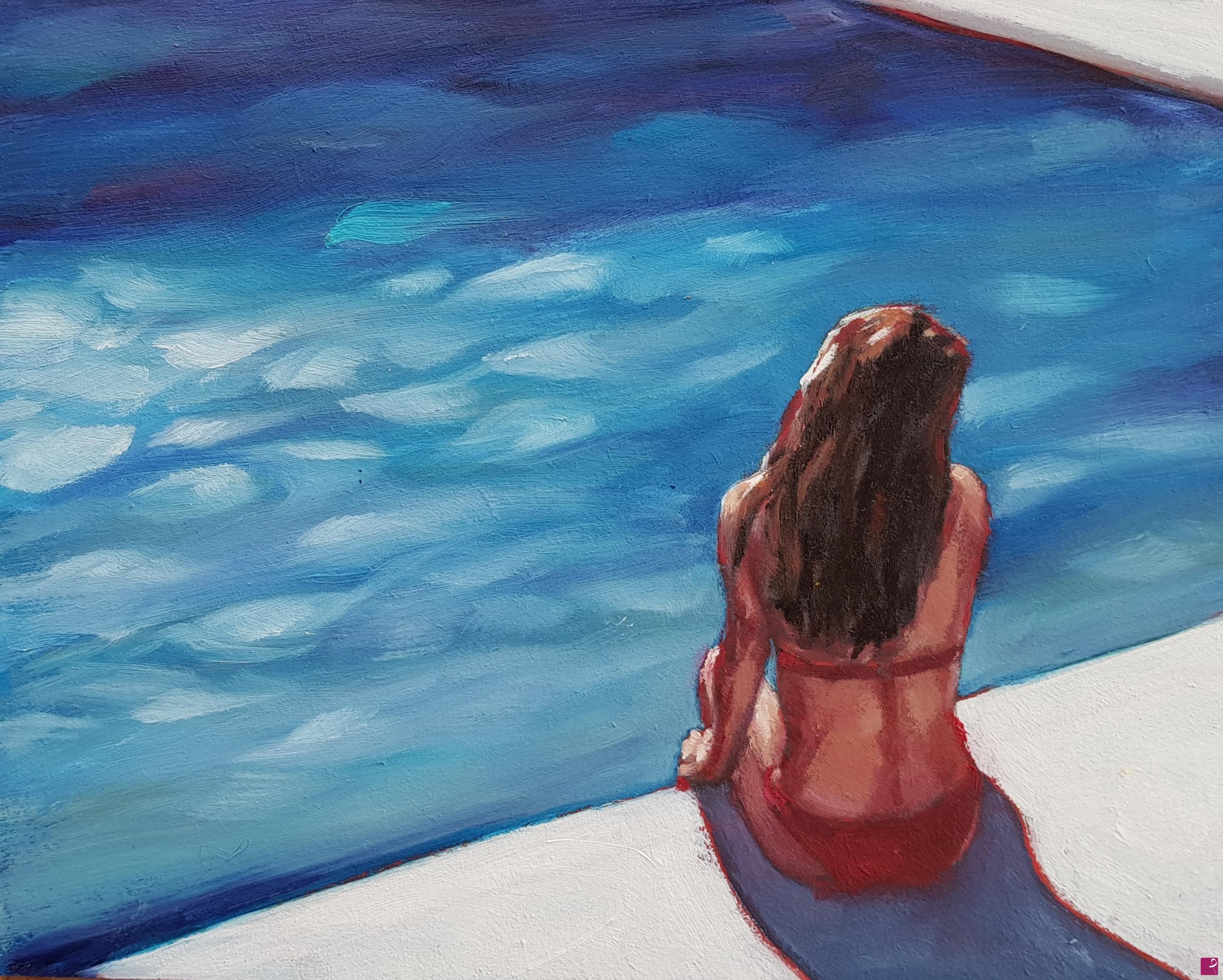 quadri in vendita online - Swimming pool 