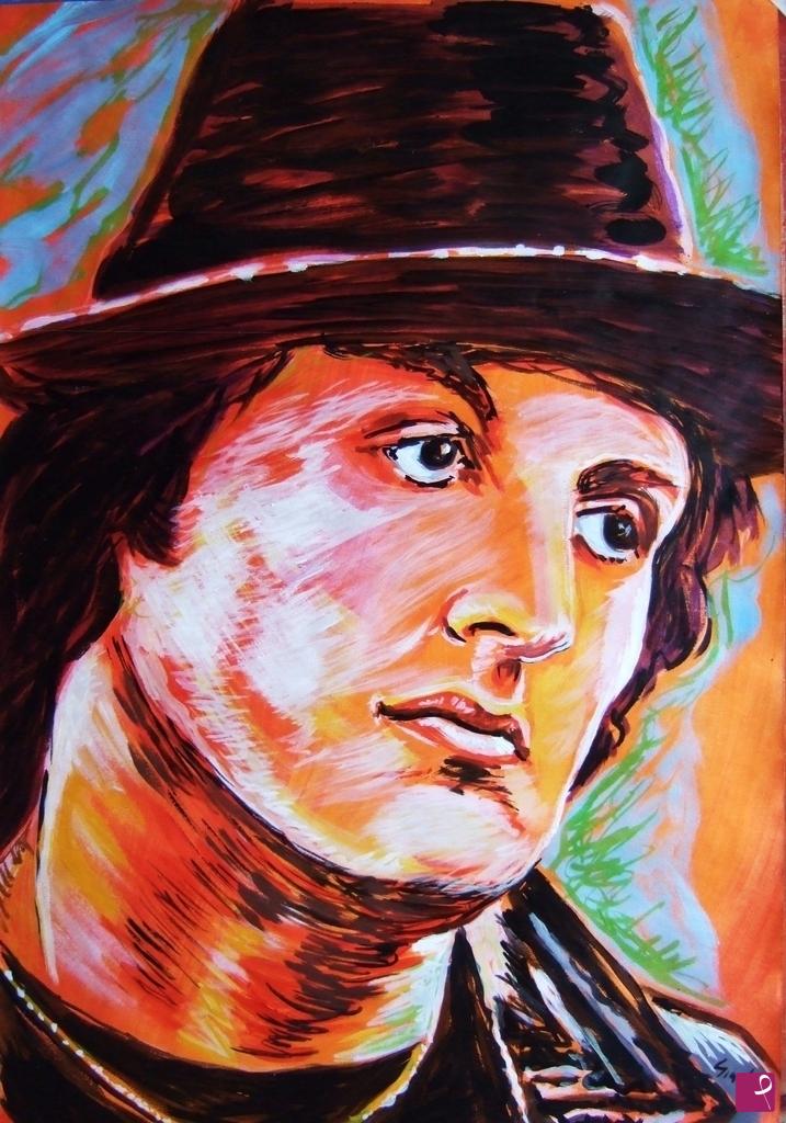 quadri in vendita online - Sylvester Stallone - Rocky