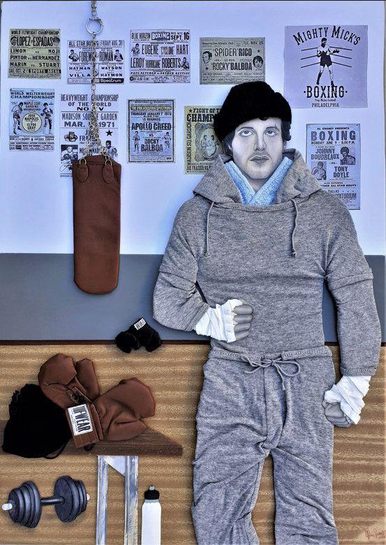 quadri in vendita online - Sylvester Stallone - ROCKY BALBOA 