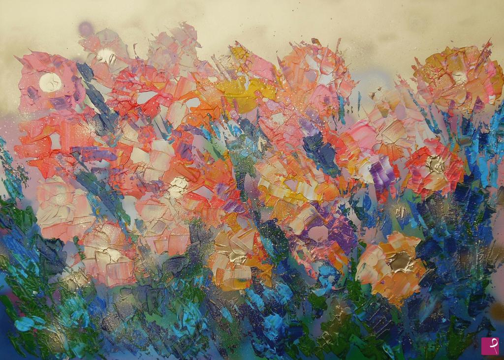 quadri in vendita online - Symphony of summer flowers - 394