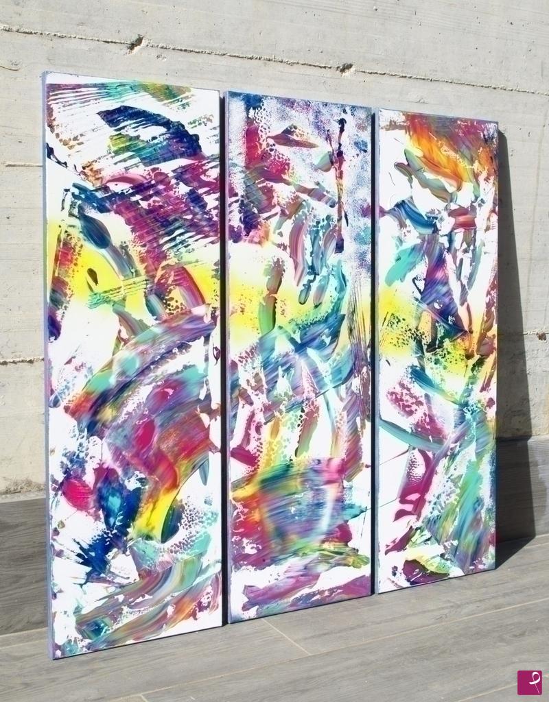 quadri in vendita online - Synchrony, triptych