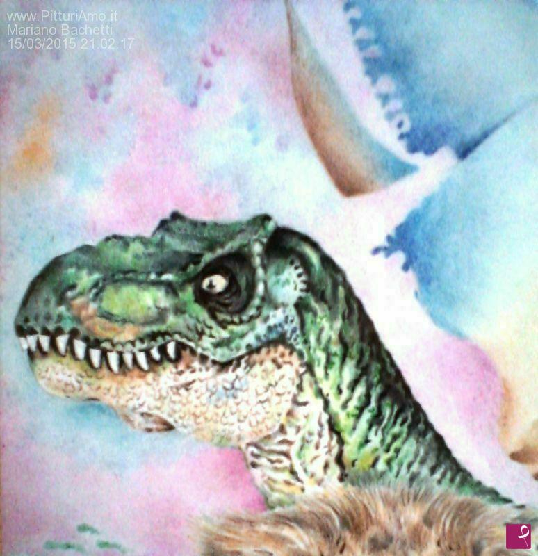 quadri in vendita online - T-Rex - ( Particolare )