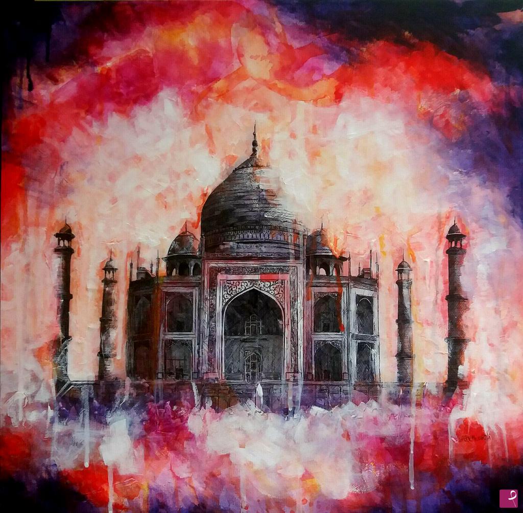quadri in vendita online - Taj Mahal
