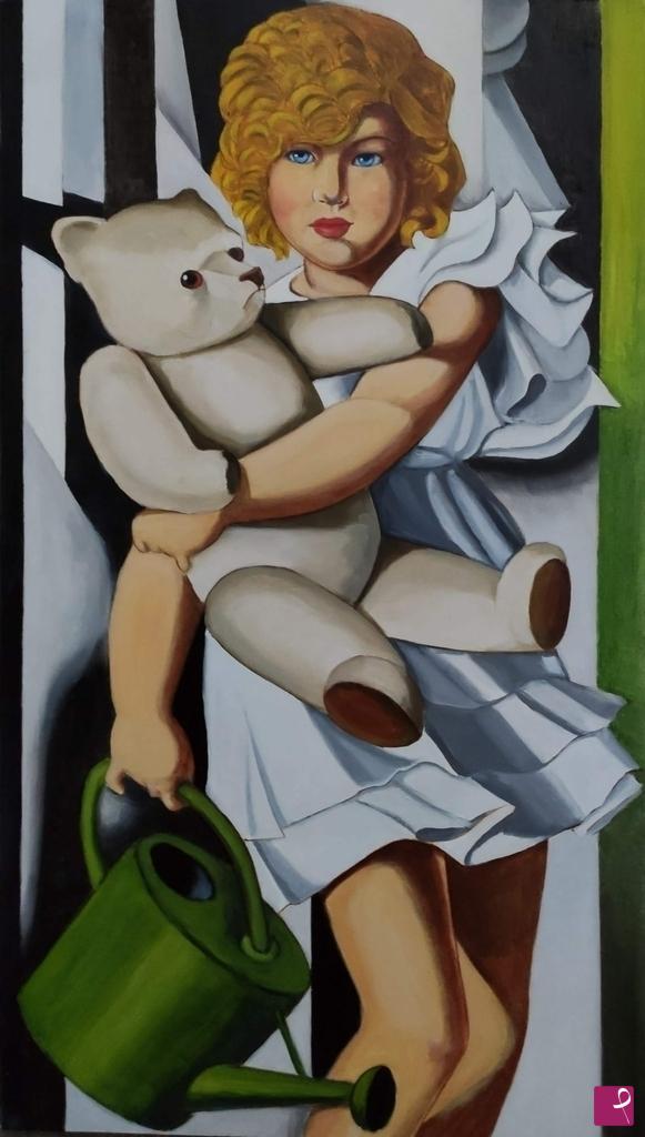 quadri in vendita online - Tamara de Lempicka - Ritratto di Mademoiselle Poum Rachou 