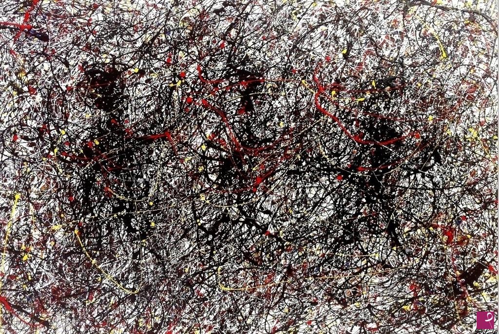 quadri in vendita online - "Tamurè Dripping" 120x80 Synthetic & acrylic on canvas﻿