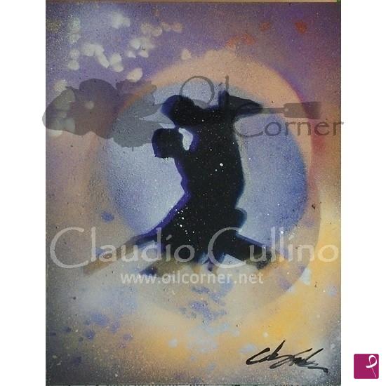 quadri in vendita online - Tango in viola I