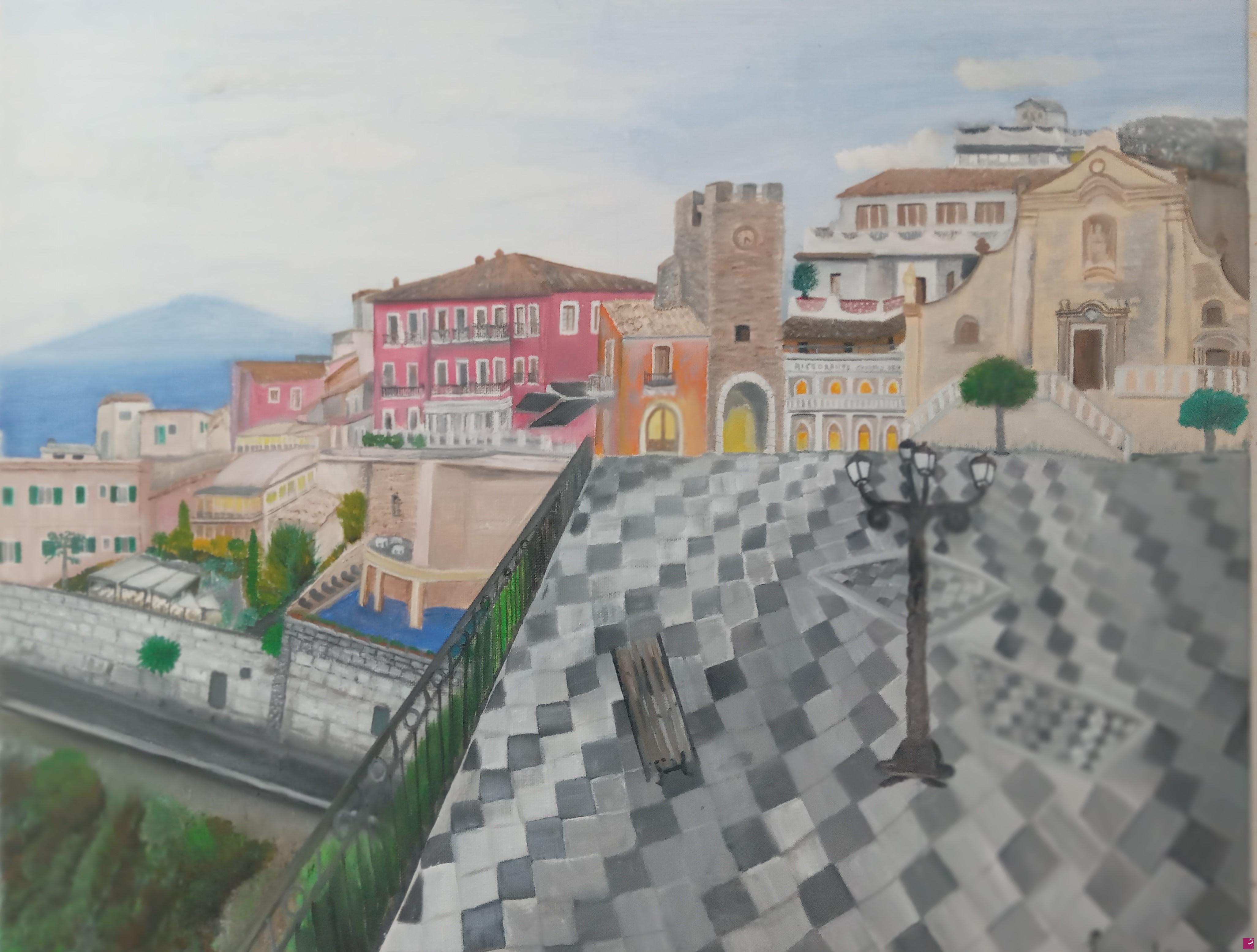 quadri in vendita online - Taormina (ME) -Città d'Europa