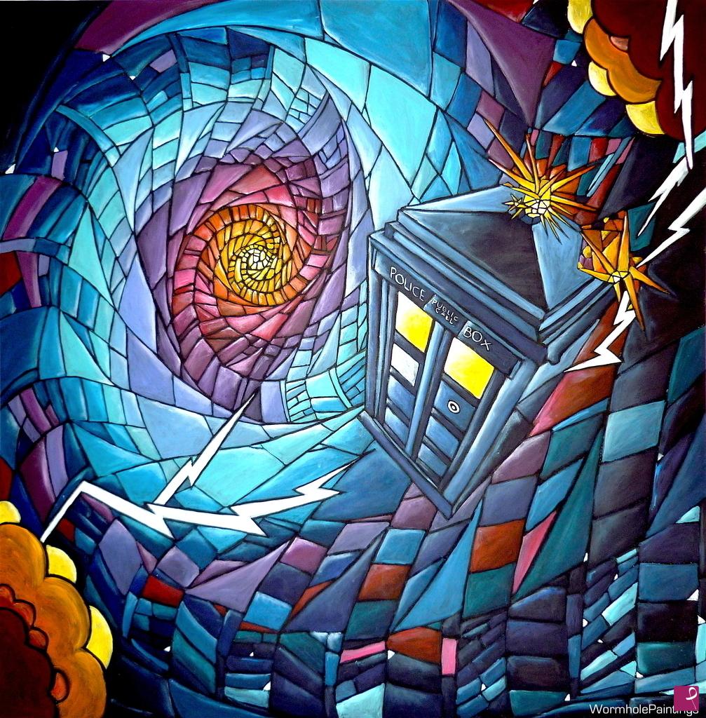 quadri in vendita online - Tardis e Time Vortex 