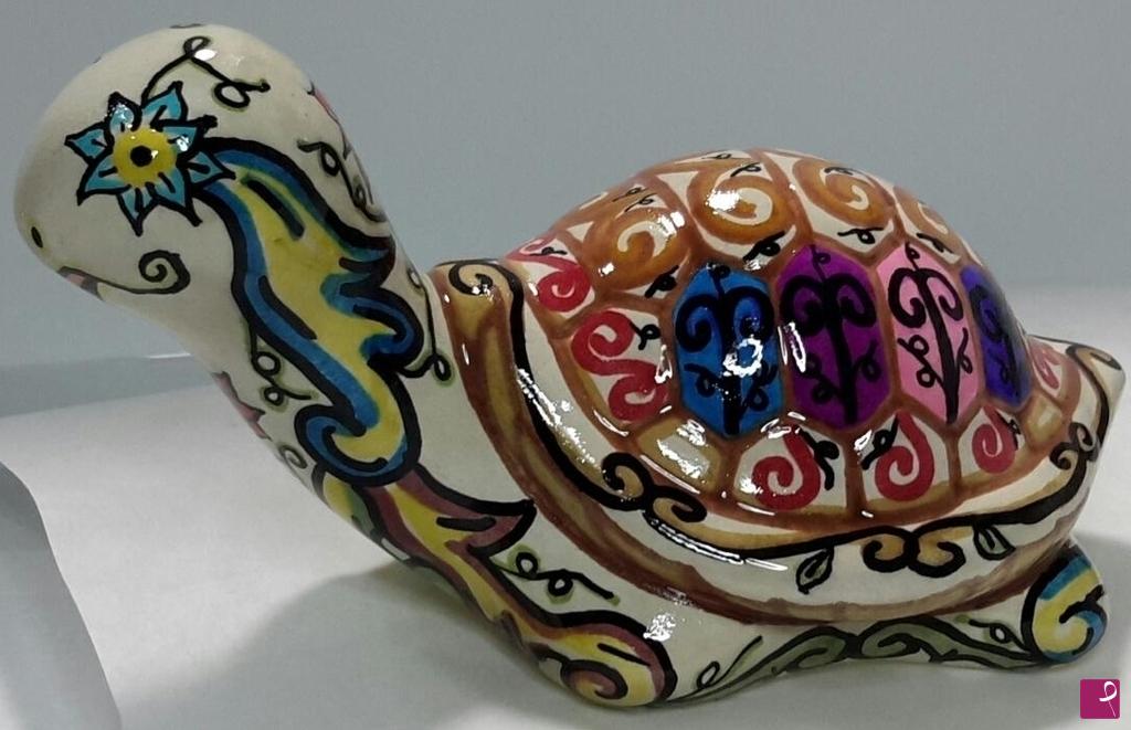 quadri in vendita online - TARTARUGA in ceramica artistica 