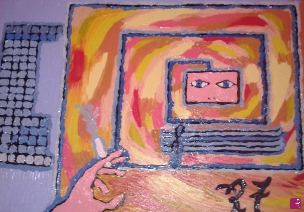 quadri in vendita online - Tavola periodica (50x70; olio su tela)