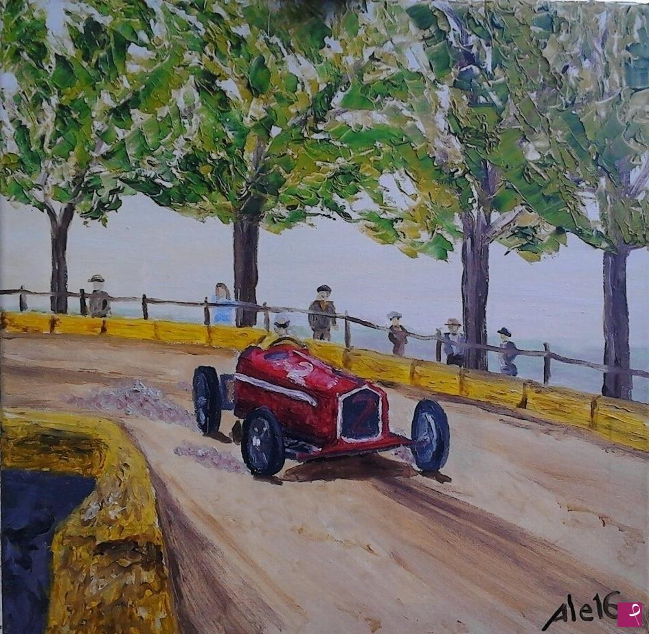 quadri in vendita online - tazio nuvolari