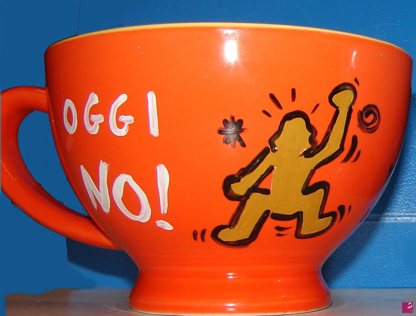 quadri in vendita online - tazza LADY NO