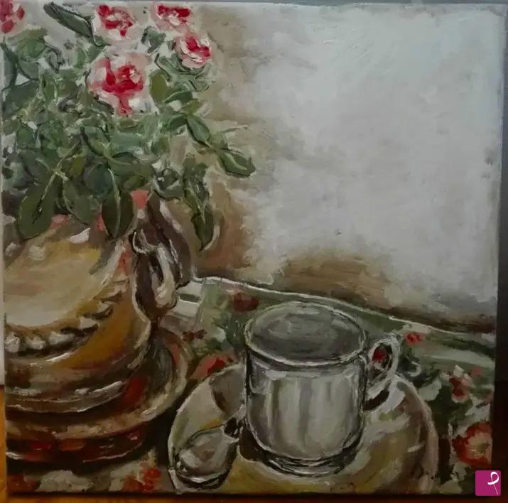 quadri in vendita online - Tea-room