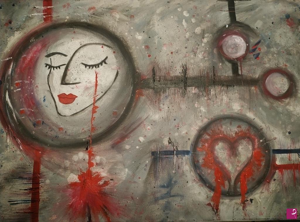 quadri in vendita online - Tears of the heart