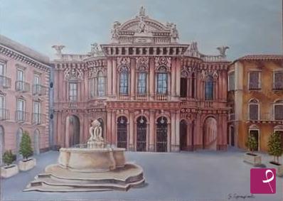 quadri in vendita online - "Teatro Massimo Bellini" 