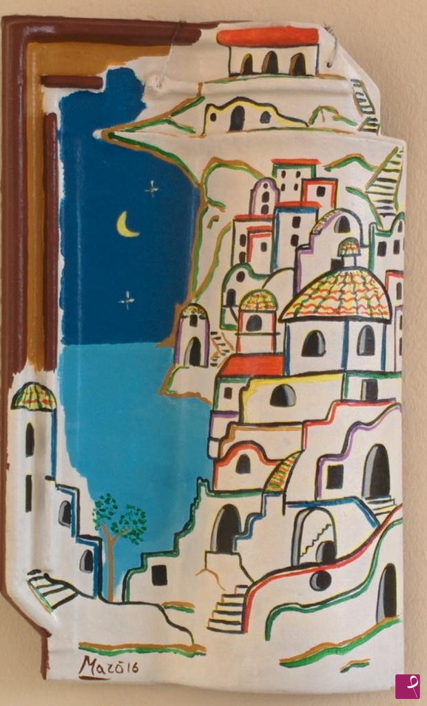 quadri in vendita online - tegola Positano
