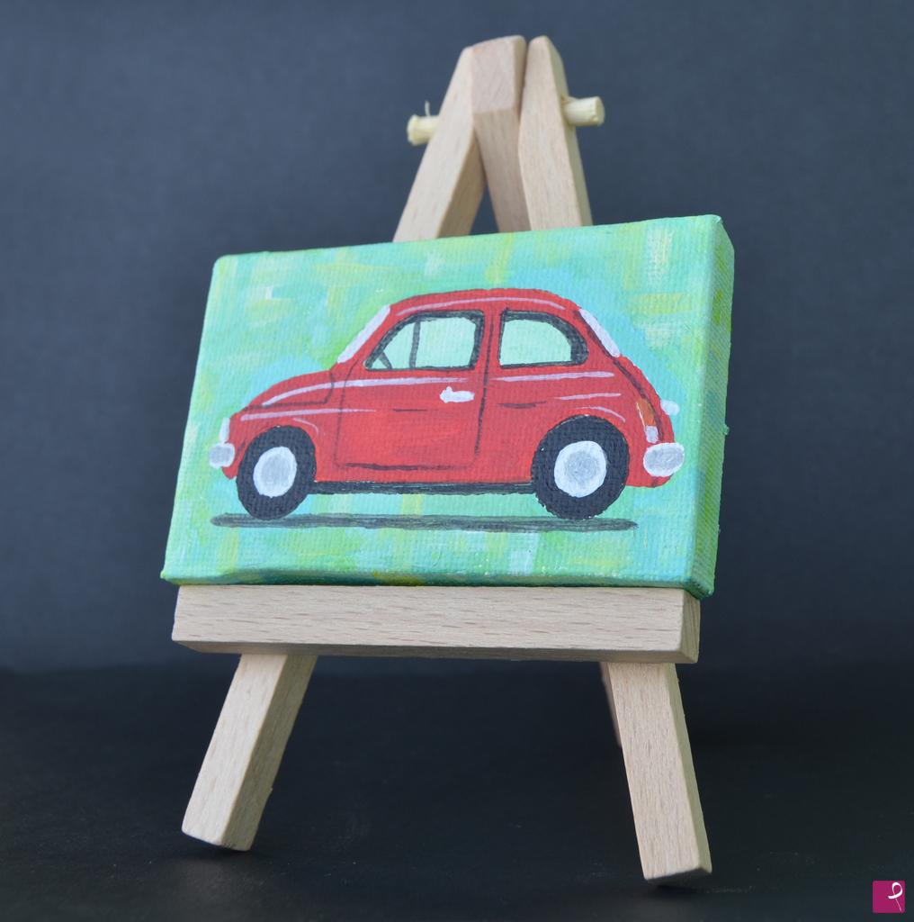 quadri in vendita online - Teletta "Fiat 500"