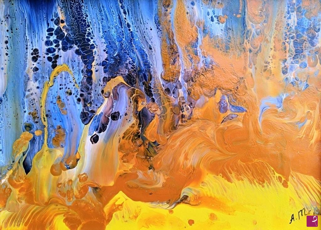 quadri in vendita online - Tempesta dei colori 1