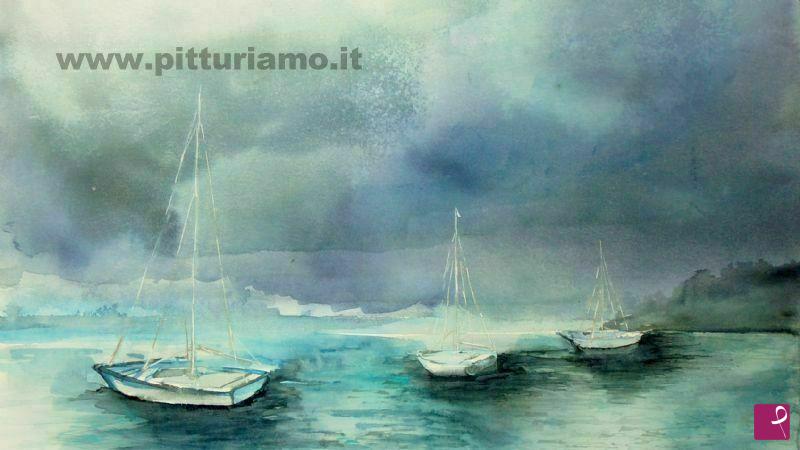 quadri in vendita online - "Tempesta in arrivo"
