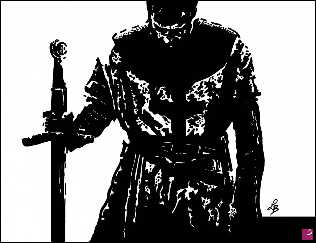 quadri in vendita online - Templar knight