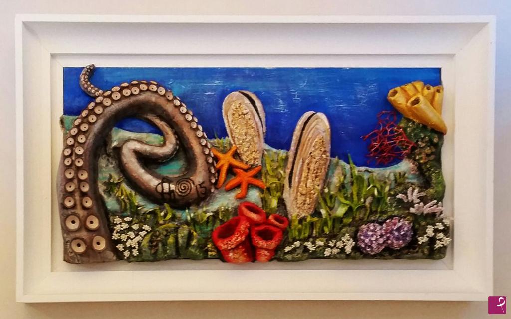 quadri in vendita online - Tentacolo Marino