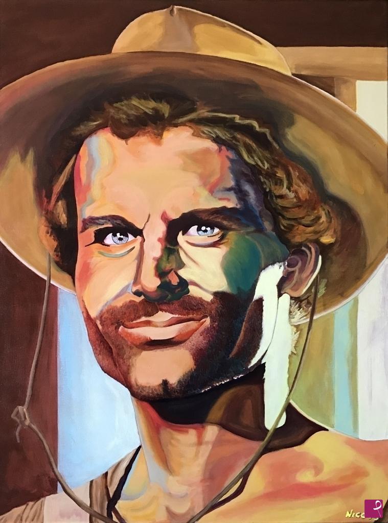 quadri in vendita online - Terence Hill: Trinità.