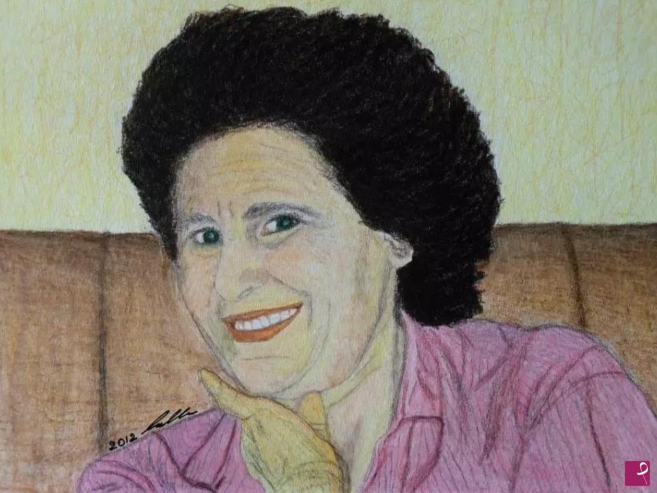 quadri in vendita online - Teresa. Mi hai accolto e mi hai voluto bene, donandomi la tua perla più preziosa con il sorriso di una madre. 