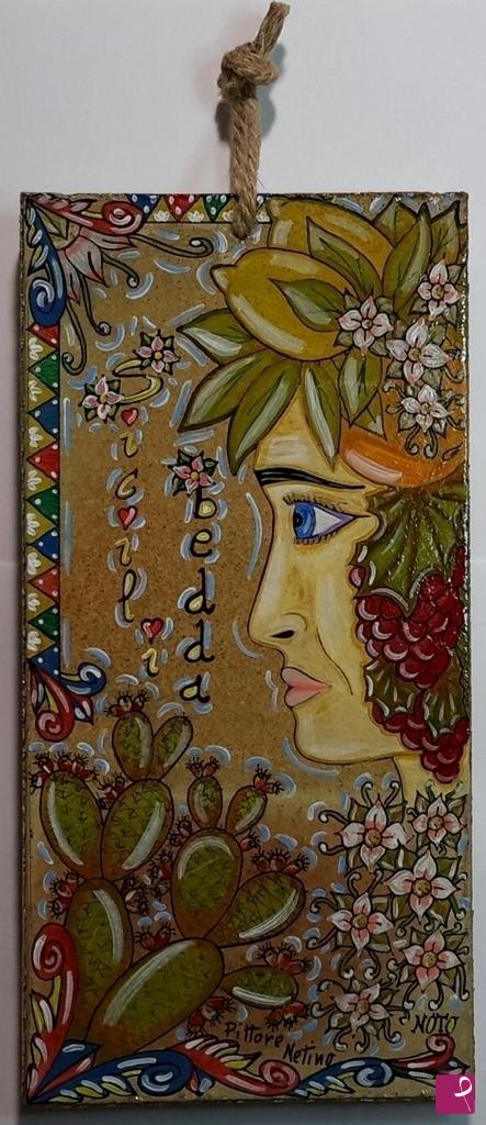 quadri in vendita online - Terracotta artistica siciliana - collezione 2020 n.° 60