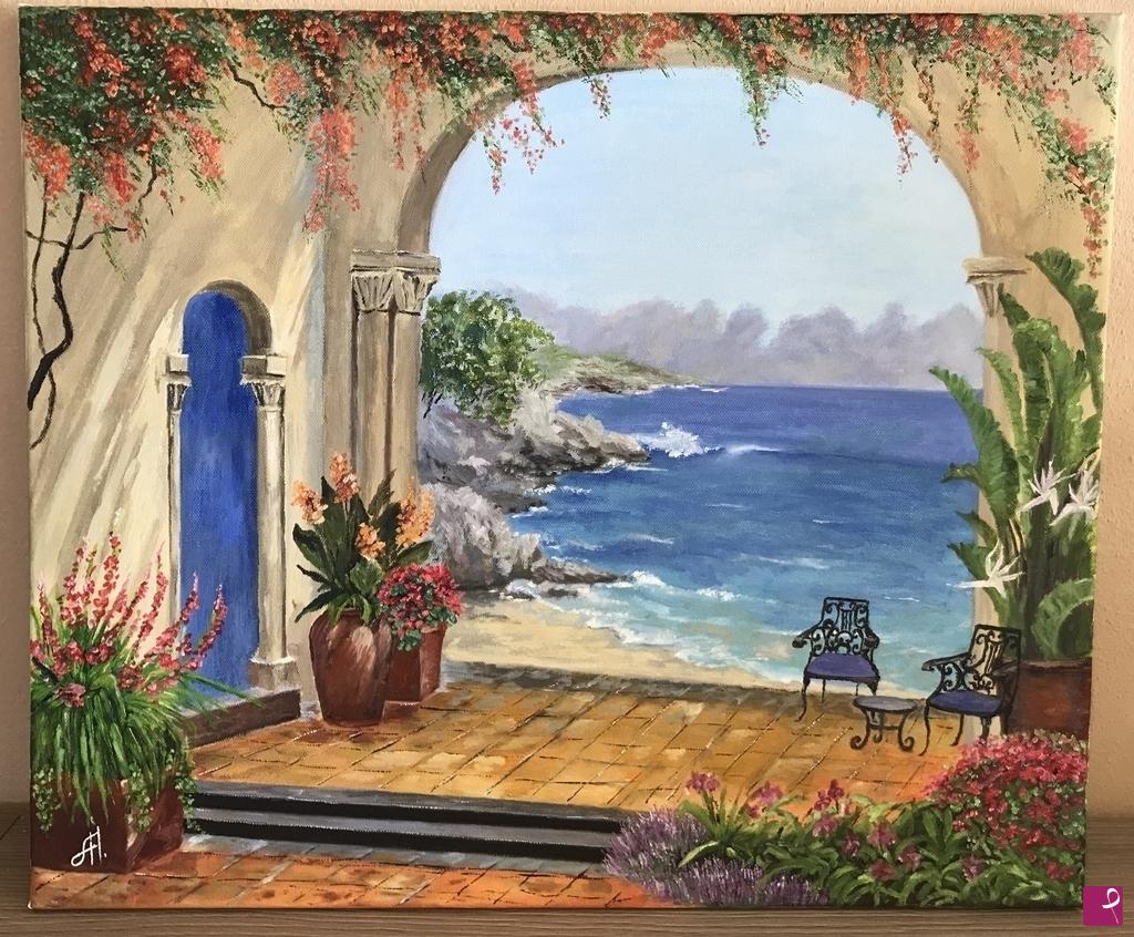 quadri in vendita online - Terrazza 