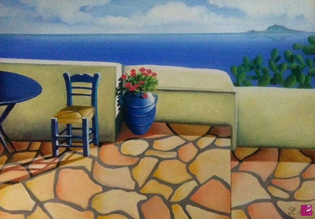 quadri in vendita online - Terrazza 