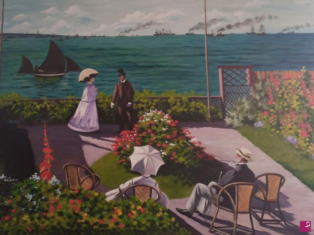 quadri in vendita online -  terrazza a Sainte-Adresse