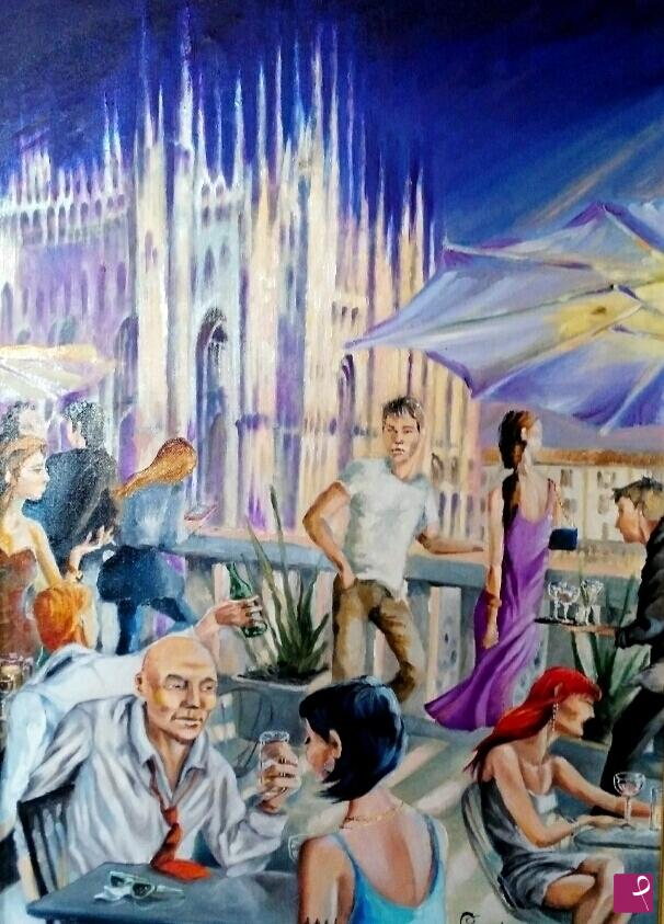 quadri in vendita online - Terrazza Aperol