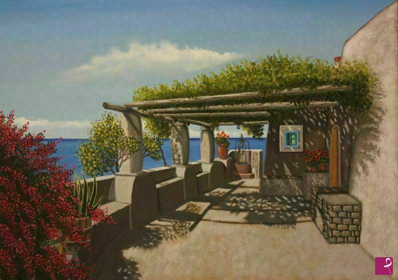 quadri in vendita online - Terrazza Eolana