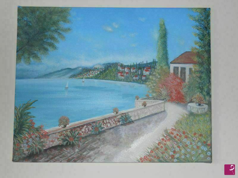 quadri in vendita online - terrazza sul mare