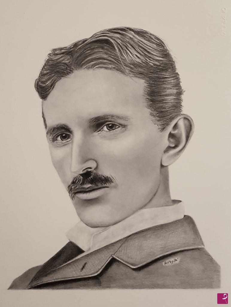 quadri in vendita online - Tesla Nikola 