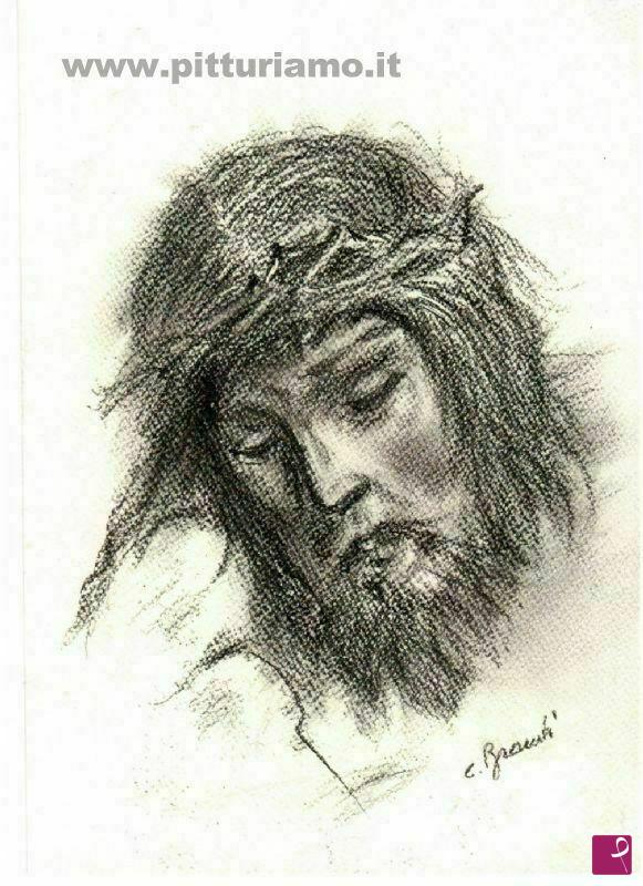 quadri in vendita online - testa di cristo 3