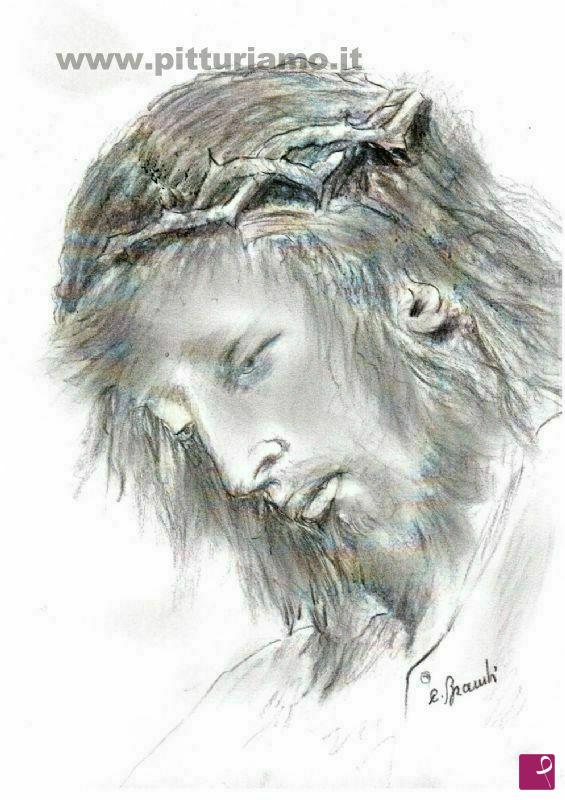 quadri in vendita online - testa di cristo 5