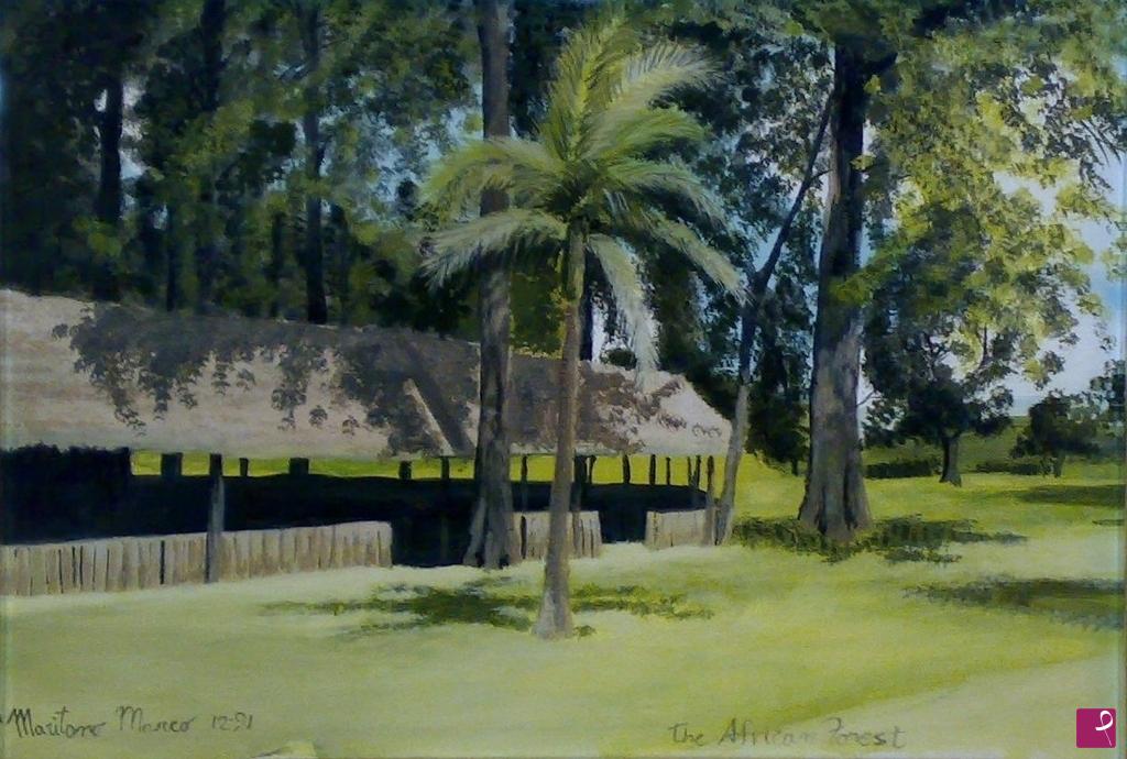 quadri in vendita online - The african forest