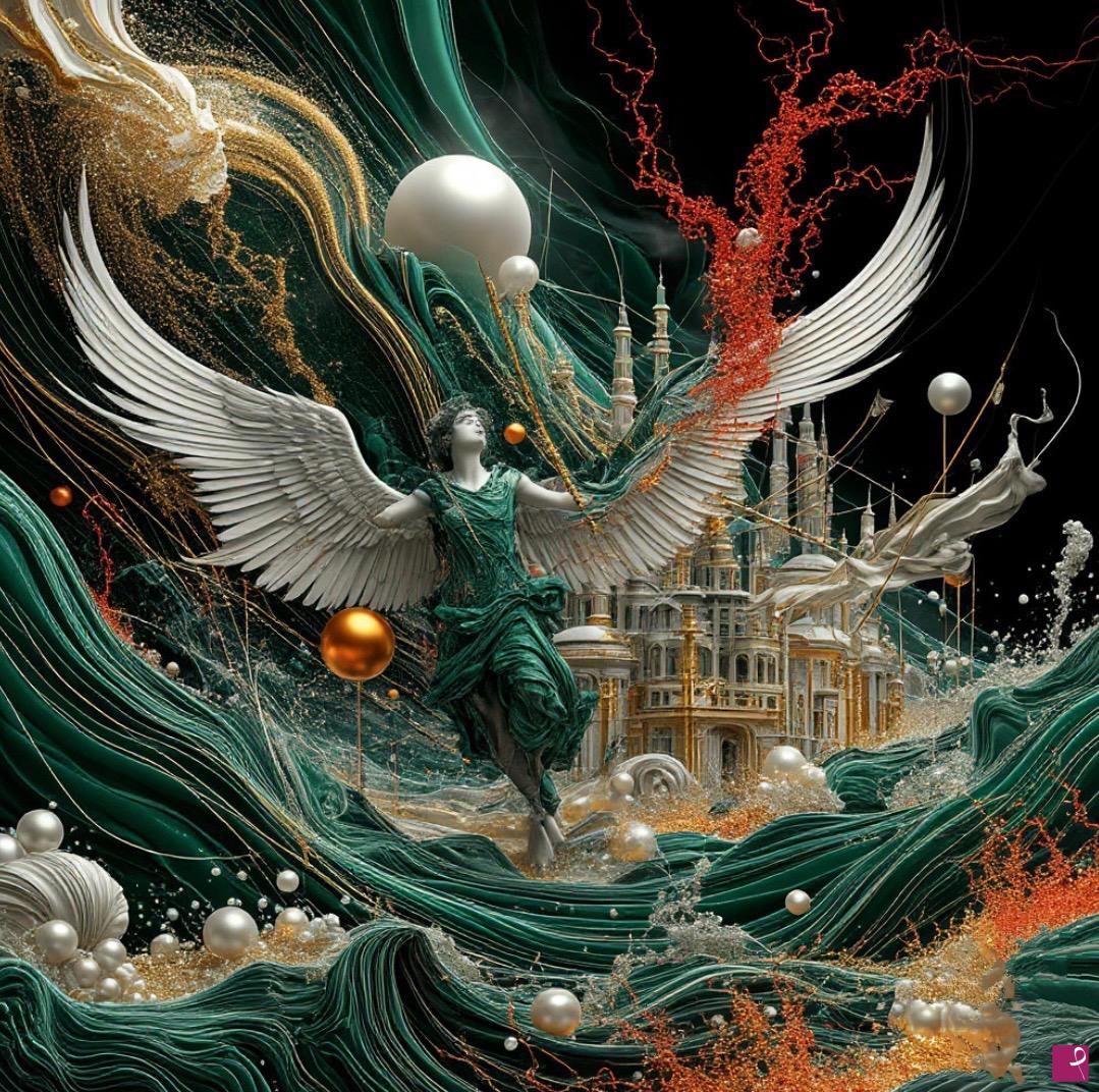quadri in vendita online - The Angel's Ascent