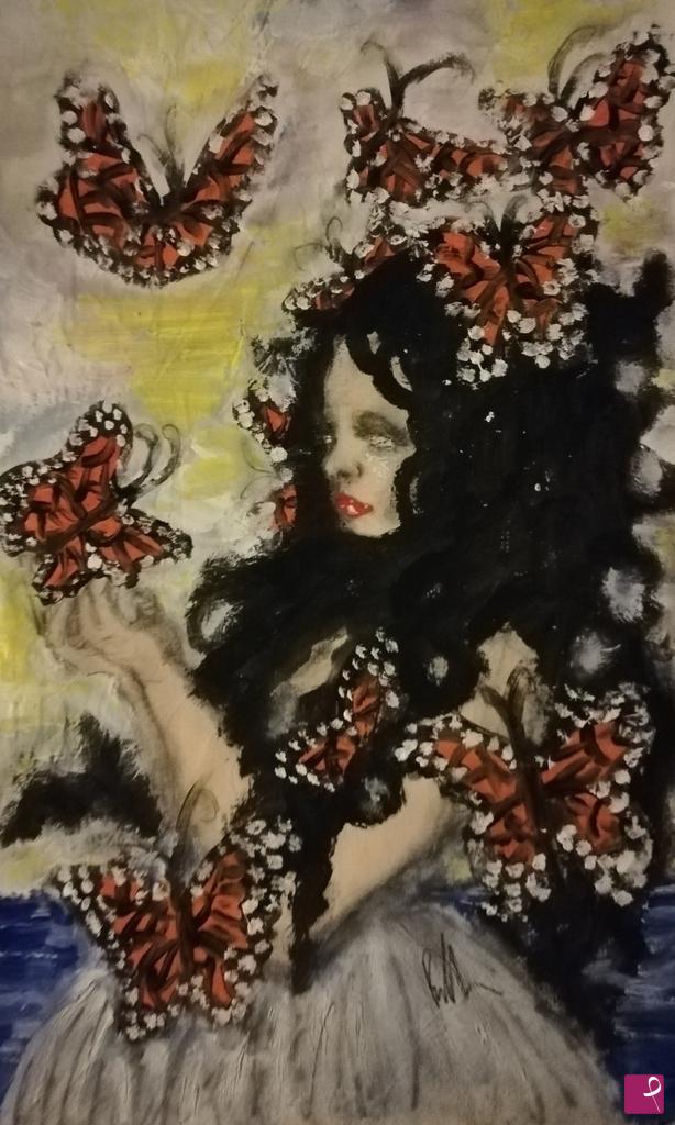 quadri in vendita online - The Beating of Butterflies 